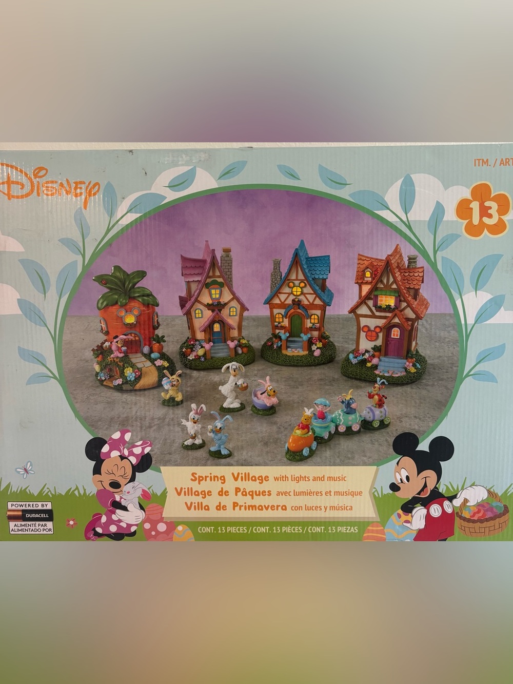 Disney Spring Village Playset - Green, Purple, Orange, Blue